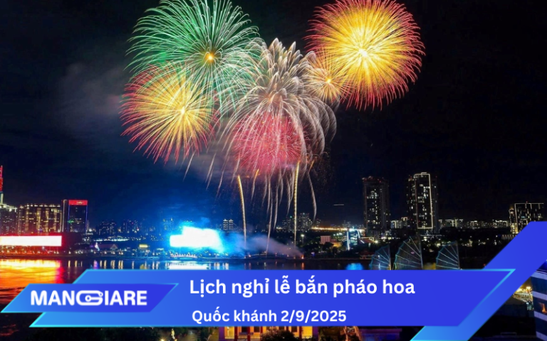 Tổng hợp các địa điểm bắn pháo hoa mừng Quốc khánh 2/9 năm 2025 tại 34 tỉnh thành