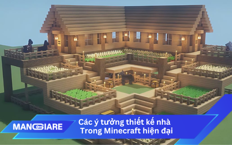 Tổng hợp các ý tưởng thiết kế nhà trong Minecraft ấn tượng và hiện đại