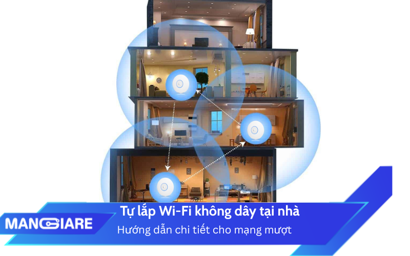 Tự lắp Wi-Fi không dây tại nhà: Hướng dẫn từ A-Z cho mạng mượt