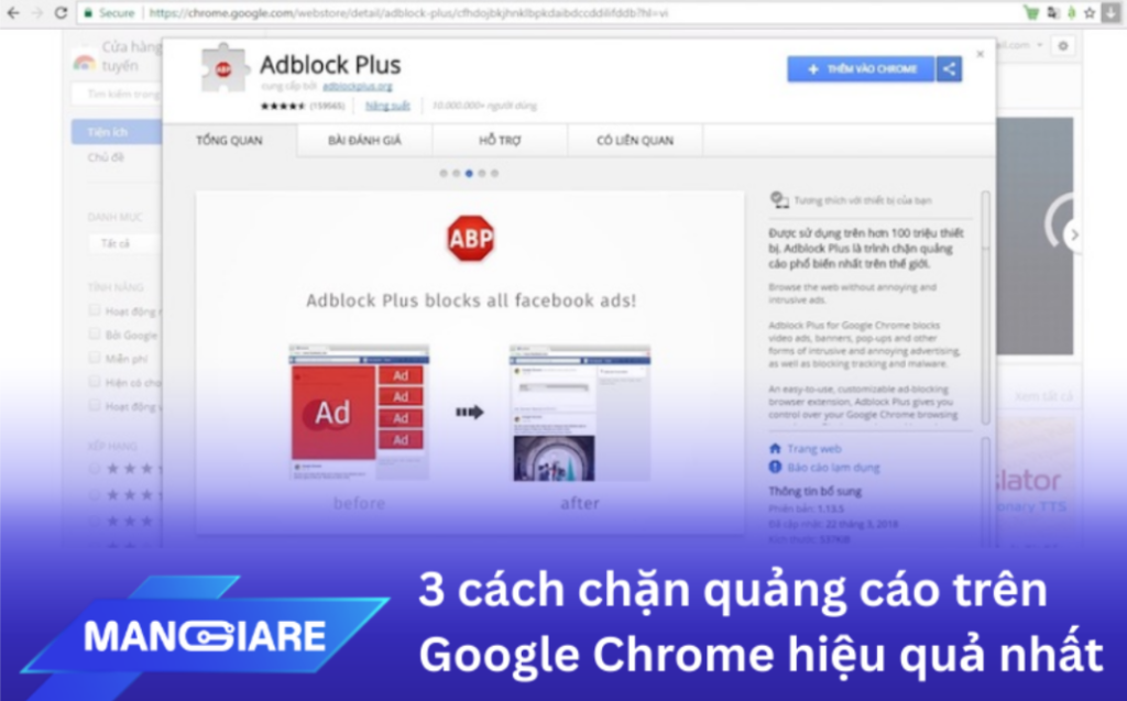 3 cách chặn quảng cáo trên Google Chrome hiệu quả nhất