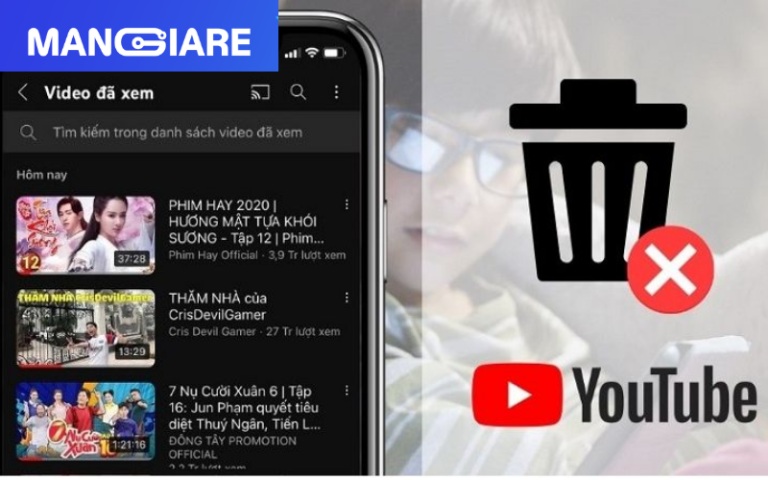 Cách xem lại lịch sử YouTube trên điện thoại và máy tính
